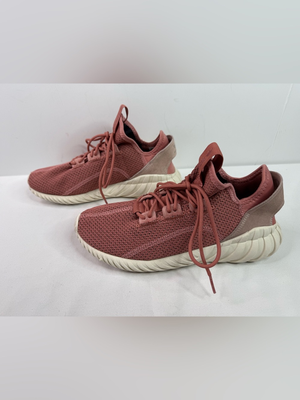 Adidas Tubular Doom Sock Primeknit Sneakers Raw Pink Size 8.5
